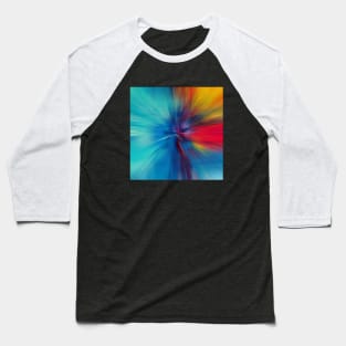 Abstract #2 - Colorful Radiation Baseball T-Shirt